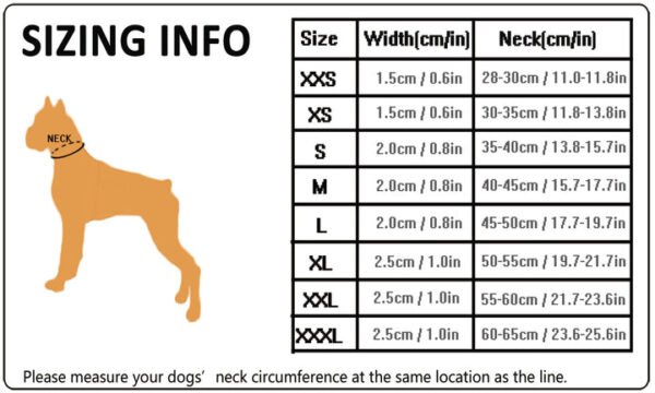 Heavy Duty Reflective Collar Red L - Image 2