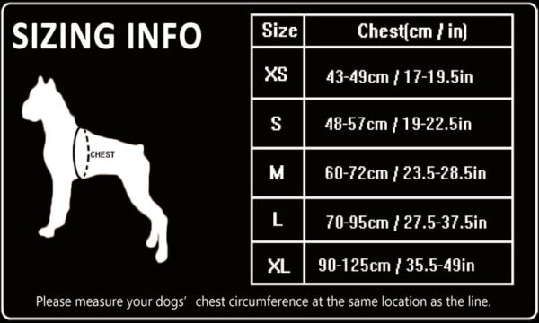 Reflective Heavy Duty Harness Orange M - Image 2