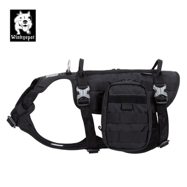 Whinhyepet Military Harness Black M - Image 2