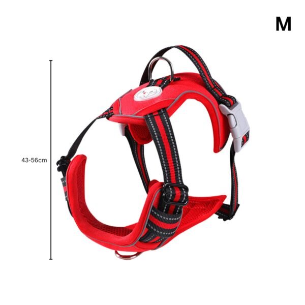 FLOOFI Dog Harness Vest M Size (Red) - Image 6